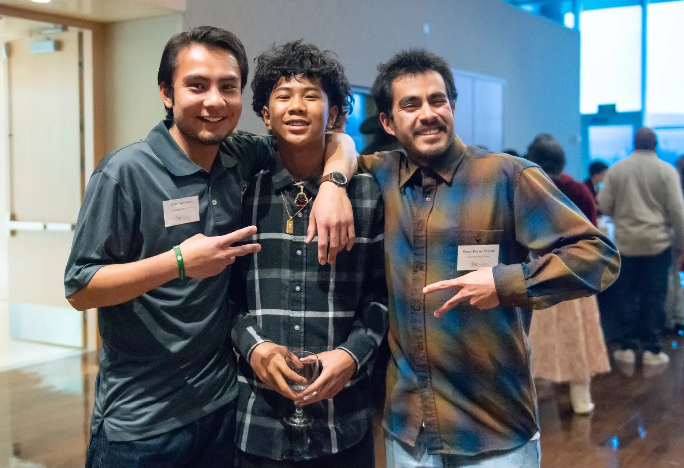 3 CSU guys posing for a photo