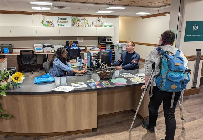 SDC front desk photo