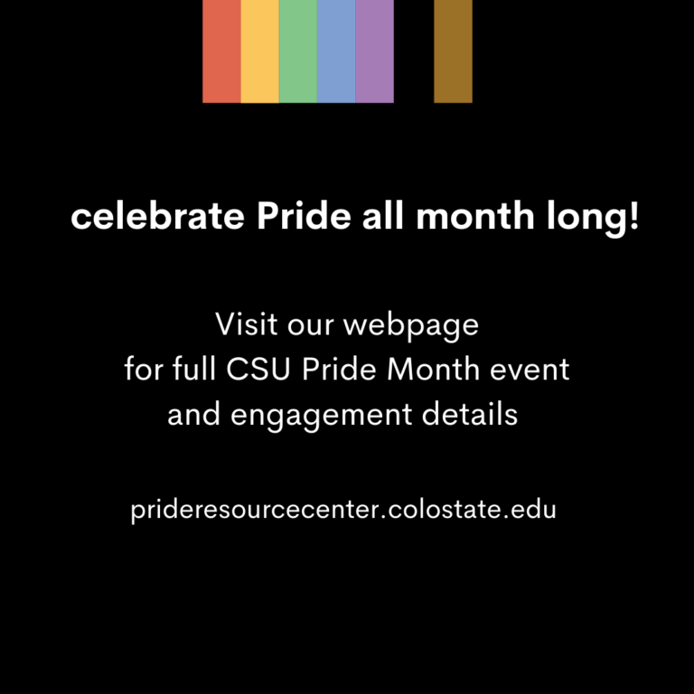 Celebrate Pride Month with the Pride Resource Center