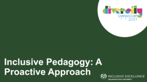 Inclusive Pedagogy: A Proactive Approach